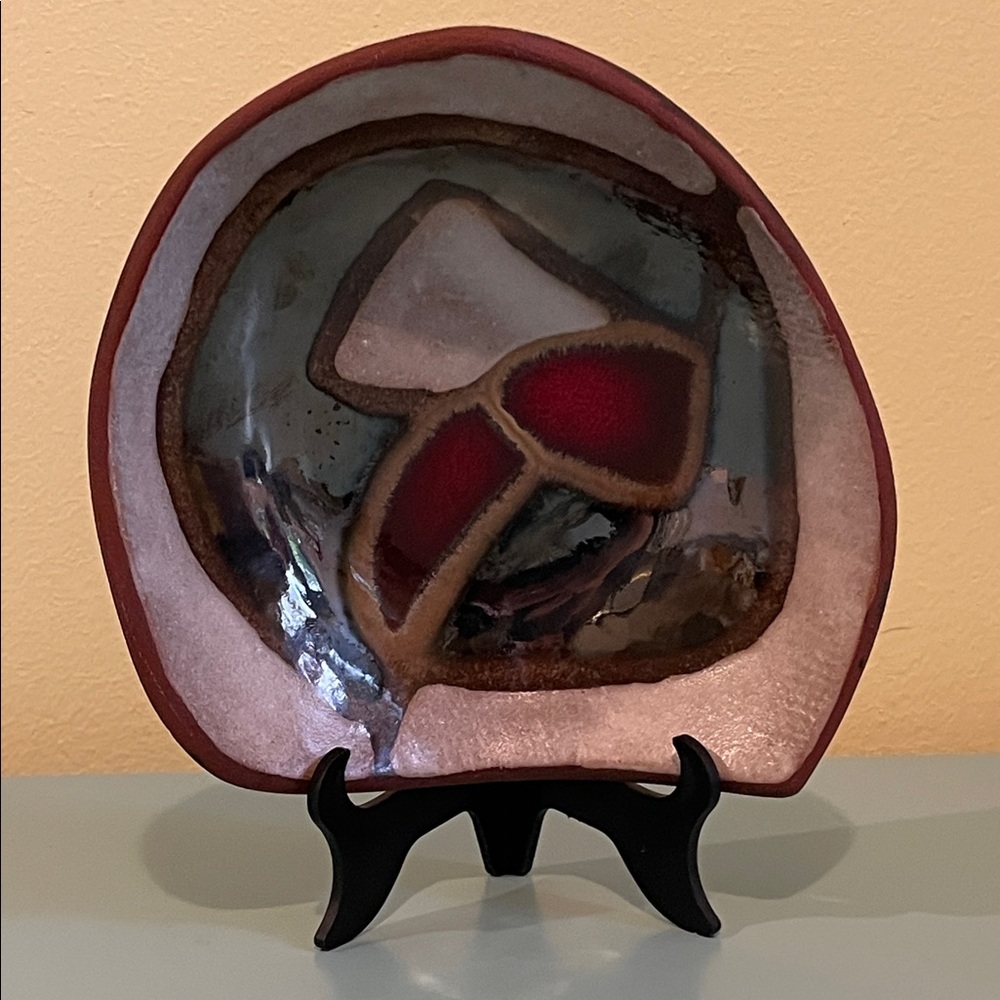 Abstract Ceramic Art Piece by Montreal artist Guy Ouvrard